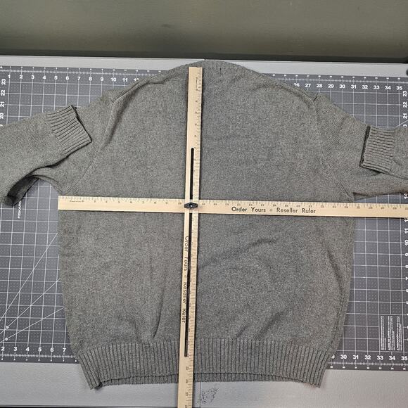 Polo Ralph Lauren Sweater XXL Gray Golf Preppy Academia Ivy League Knit Jumper - Picture 8 of 10